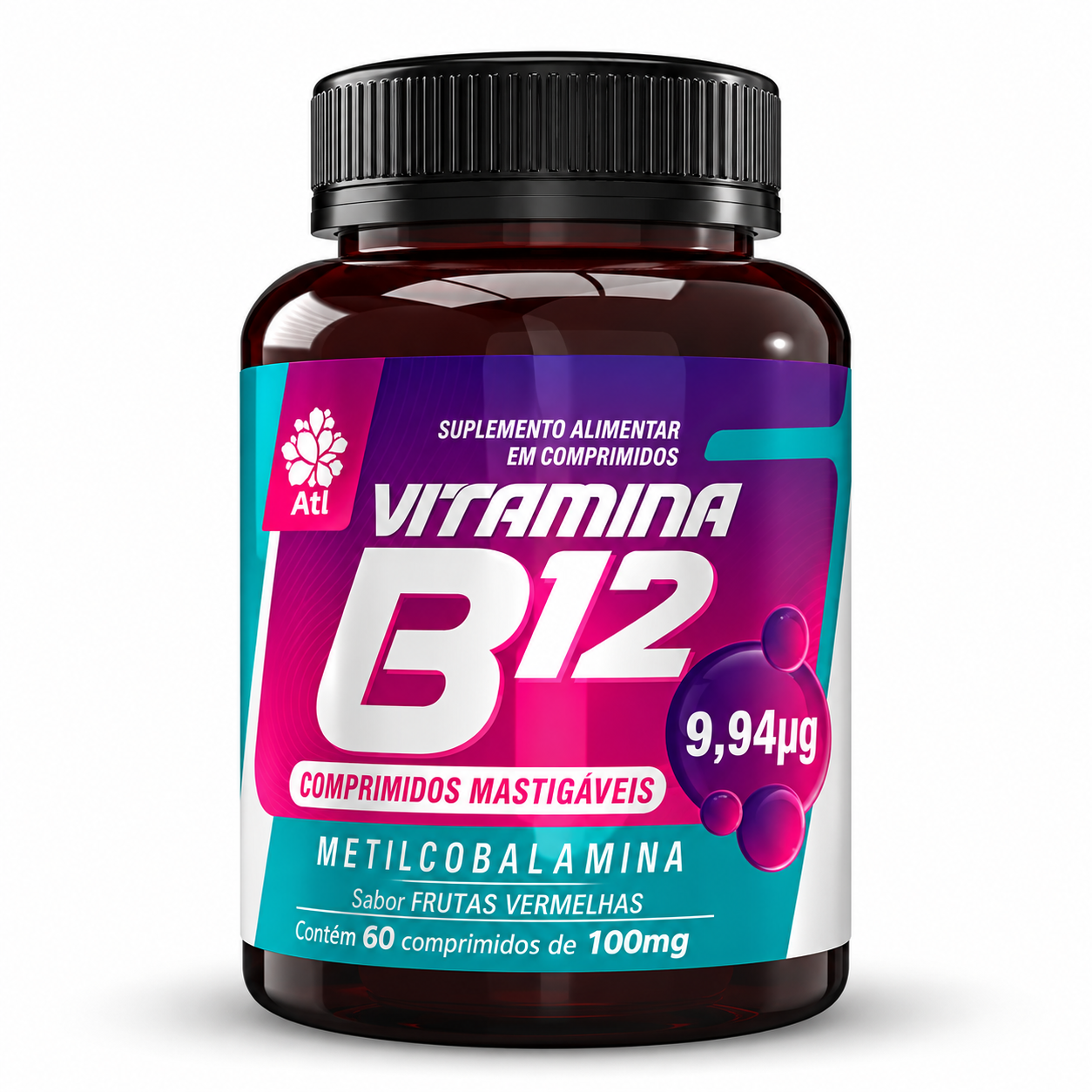 Atlantica Natural Vitamina B12 - 60 Cápsulas